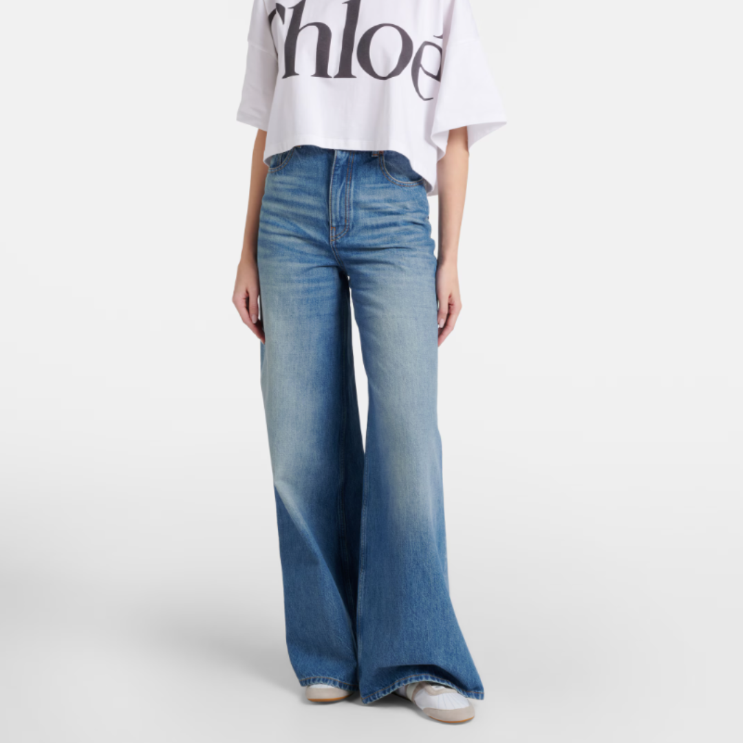 Chloé Kick Sneakers Dreamy Blue